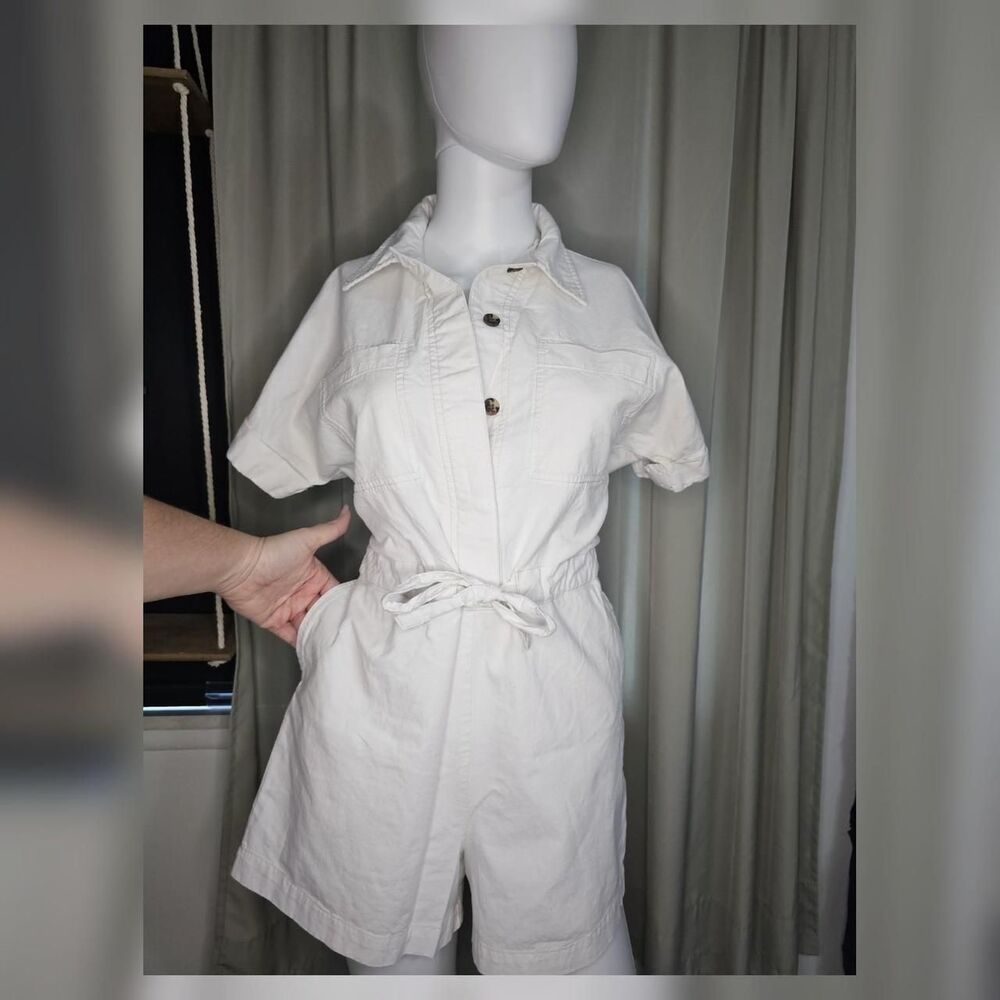 H&M Women's White Romper